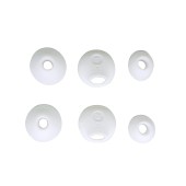 Spare Earbuds Ancus for Bluetooth and Hands Free White 6 pcs