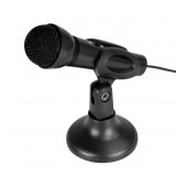 Computer Microphone Media-Tech MT393 Black with ON/OFF button and removable Desk Stand