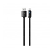 Data Cable Hoco UPL 12 Plus USB 2.4A to Micro-USB with PVC Jelly and Bright Indicator 1.2m Black