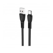 Data Cable Hoco X40 Noah USB to USB-C Fast Charging 2.4A Black 1m