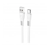 Data Cable Hoco X40 Noah USB to USB-C Fast Charging 2.4A White 1m