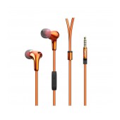 Hands Free Hoco M30 Glaring  Earphones Stereo 3.5mm Orange with Micrphone and Operation Control Button