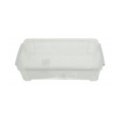 Storage Plastic Box Transparent 21 x 10,5 x 7 cm with handles and cap