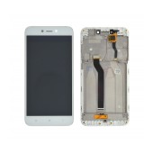 LCD & Digitizer Xiaomi Redmi 5A with Frame White (Dimension:137mm) Type A