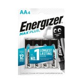 Battery Alkaline Energizer Max Plus LR6 size AA 1.5V Pcs. 4
