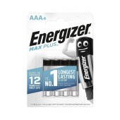 Battery Alkaline Energizer Max Plus LR03 size AAA 1.5V Pcs. 4