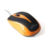 Wired Mouse Media-Tech MT1091O V.3.0 1000cpi with 3 Button with Scrolling Wheel Black-Orange