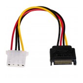 Adapter with Power Cable Akyga AK-CA-11 P4 4 pin Female / P8 8 pin Male P4+4 15cm