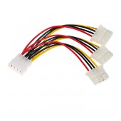 Adapter with Power Cable Akyga AK-CA-40 Molex Male / 3 pin 5V Male 15cm