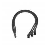 Adapter with Power Cable Akyga AK-CA-65 4 pin Female / 2x 4 pin Male / 1x 3 pin Male 3x 15cm