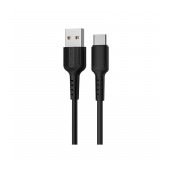 Data Cable Borofone BX16 Easyt USB to USB-C 2.0A 1m Black