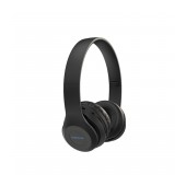 Wireless Stereo Headphone Borofone BO4 Charming rhyme Black with Microphone and AUX, Micro SD