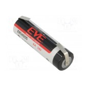 Lithium Βattery Eve Lithium 14500 Li-ion 3.6V AA with Soldering Tags