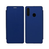 Book Case Ancus Magnetic Curve for Samsung SM-A207F Galaxy A20s TPU Dark Blue