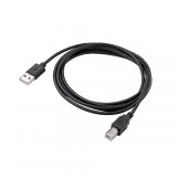 USB Data Akyga AK-USB-04 Cable A Male to USB-B Male 1,8m Black