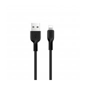 Data Cable Hoco X20 Flash USB to Lightning 2.0A Black 1m