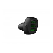 Car Charger Green Cell CADGC01 PowerRide 54W 3xUSB 18W Ultra Charge 54W 3.6-6V/3A,6-9V/2A,9-12V/1.5A με Backlight