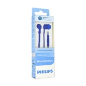 Hands Free Philips in-Ear HS Stereo 3.5mm TAE1105BL/00 Blue With Microphone