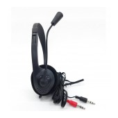 Headset Stereo Mee-Ole PC-900 with Microphone and Double 3.5mm Output Black