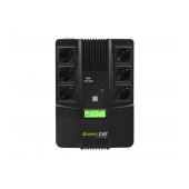UPS Green Cell UPS07 Microsine 800VA LCD 12V 9Ah 480W 6x Schuko 270 x 190 x 90 mm