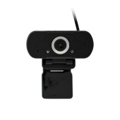 USB Webcam Mobilis W8-1 Full HD 1080P 1920X1080 with 2MP and Microphone Black