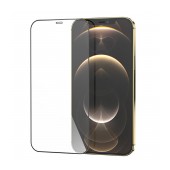 Tempered Glass Hoco G5 0.33mm Full Silk Screen HD 2.5D for Apple iPhone 12 Mini Black 10 Pcs Set