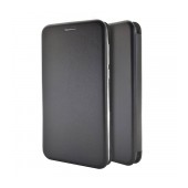 Book Case Ancus Magnetic Curve for Samsung A02 A022F A02s A025F TPU Black