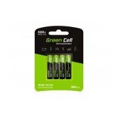 Rechargeable Battery Green Cell GR04 800 mAh size AAA HR033 1.2V Pcs 4