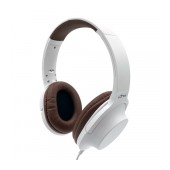 Headphone Stereo Media-Tech MT3604 Delhpini 3.5mm White with Microphone and Operations Control Button