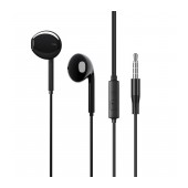 Hands Free Hoco Borofone BM54 Maya Earphones Stereo 3.5mm  with Micrphone and Control Button 1.2m Black
