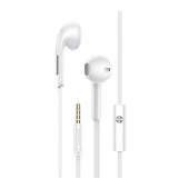 Hands Free Borofone BM55 Sonido Stereo 3.5 mm White with Micrphone and Operation Control Button