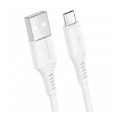 Data Cable Borofone BX47 Coolway USB to Micro-USB 2.4A 1m White