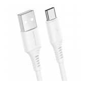 Data Cable Borofone BX47 Coolway USB to USB-C 3.0A 1m White