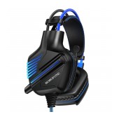 Stereo Gaming Headphone Borofone BO101 Racing with 3.5mm Connector and LED Light Black-Blue