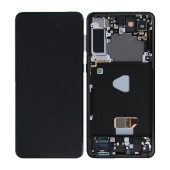 Original LCD with Digitizer with Frame and Battery for Samsung SM-G996B Galaxy S21+ Black GH82-24555A