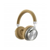 Wireless Stereo Headphone Lenovo HD800 V.5.0 with Microphone, AUX port, Control Buttons & Stand By 300 hrs Gold