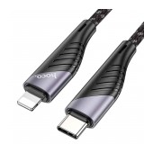 Data Cable Hoco U95 Freeway USB-C to Lightning Fast Charging 3.0A PD 20W Black 1.5m