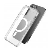 Case TPU Hoco Magnetic Protective Wireless for Apple iPhone 12 Mini Transparent Suitable for Wireless Charging