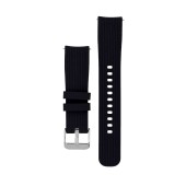 Spare Spart Ancus Wear Silicone Type with Vertical Grain 20mm Black