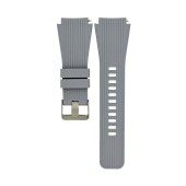 Spare Spart Ancus Wear Silicone Type with Vertical Grain 20mm Gray
