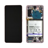 Original LCD & Digitizer Samsung SM-G991B Galaxy S21 5G Pink GH82-24716D GH82-24718D EB-BG991ABY