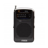 Portable FM Radio N'oveen PR150 AM/FM Battery Supply 2 x 1,5V AAA Black with Hands Free 3.5mm