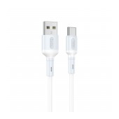 Data Cable Hoco X65 Prime USB to USB-C Fast Charging and Data tranfer 2.4A White 1m