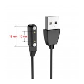 Charger Hoco Y2 Smart watch 2 pin 10mm 5V/0.15A 1.2cm Black