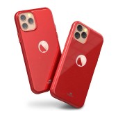 Case Jelly Goospery Hole Series for Apple iPhone 11 Pro Red