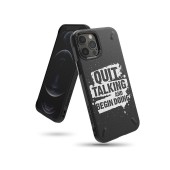 Case TPU Ringke Onyx Design for Apple iPhone 12 / 12 Pro Quit Talking