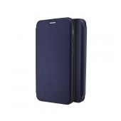 Book Case Ancus Magnetic Curve for Xiaomi Poco F3 TPU Dark Blue