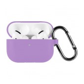 Silicone Case Goospery for Airpods Pro Dark Purple with Hook