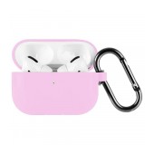 Silicone Case Goospery for Airpods Pro Pink Purple with Hook