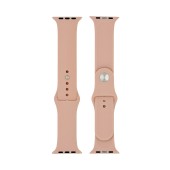 Watchband Goospery Silicone 42mm for Apple Watch series 4/3/2/1 Pink Sand